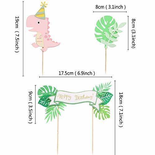 ケーキトッパー 誕生日ケーキ飾り恐竜 Happy Birthday 緑の葉 夏 飾り 女の子 男の子 誕生日 パーティー 飾り クロスタウンストア 通販 Yahoo ショッピング