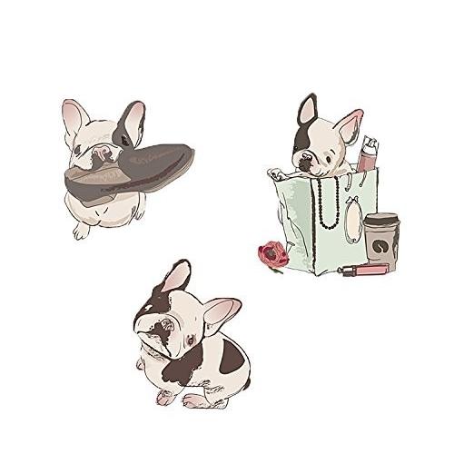 Frenchic フレンチブルドッグ かわいいらしい ウォールステッカー 犬柄壁紙 子供部屋 家デコ ペットハウス クロスタウンストア 通販 Yahoo ショッピング