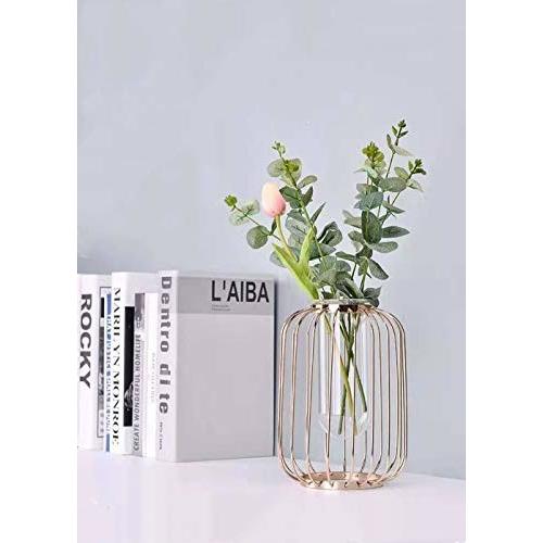 花瓶 ガラス瓶 インテリア 花器 花飾り 金属枠 透明 花器 テラリウム容器 田園 水耕栽培 ミニ観葉植物 栽培キ クロスタウンストア 通販 Yahoo ショッピング
