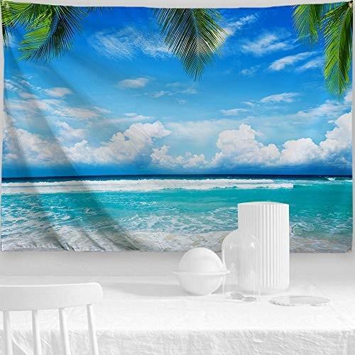 Baccessor タペストリー 海と青空 自然風景 オシャレ 多機能壁掛け 壁画 南国風情 リビングルーム インテリアー クロスタウンストア 通販 Yahoo ショッピング