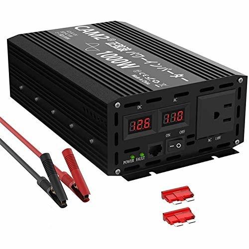 Cam2 インバーター 純正弦波 1000w カーインバーター Dc12vをac100v 110vに交換 最大 00ｗ 車載充電器 Acコンセント 1 クロスタウンストア 通販 Yahoo ショッピング