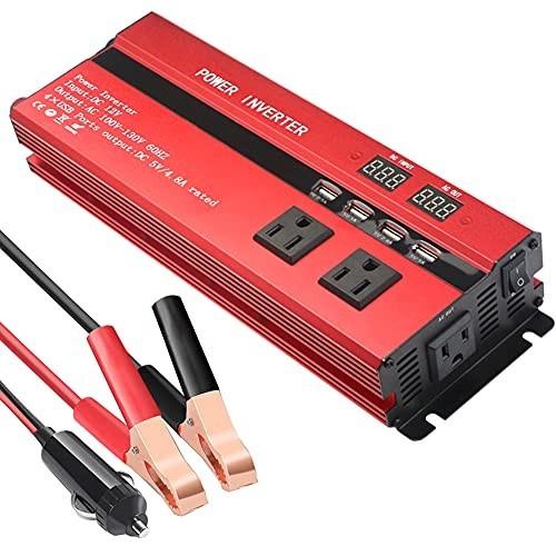 最先端 インバーター 800w 最大00w シガーソケットコンセント Dc12vをac100v Ac110vに変換 カーコンバーター 車載充電器 Ac 美しい Easterncaisson Com