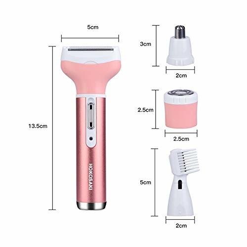 Hokosaki 女性用シェーバー 電気シェーバー レディース 充電式 4in1 防水 人気 お風呂 全身 ボディ 鼻毛 顔 脇 足 クロスタウンストア 通販 Yahoo ショッピング