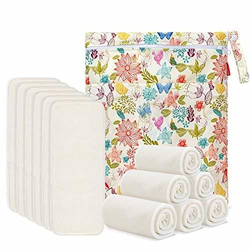 Damero 布おむつ 5層竹繊維構造 12枚入 吸水 通気性 再利用可能 成形ベビー布オムツ 収納ポーチ付き クロスタウンストア 通販 Yahoo ショッピング