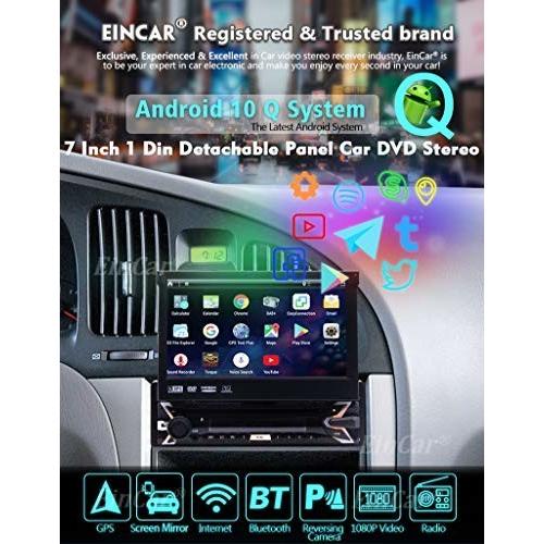 上質で快適 Eincar カーナビ 7インチ カーオーディオ 1din Dvd カーステレオ レシーバー Android 10 0 フリップアウト タッチスク 売り切れ必至 Www Fiscaliaguerrero Gob Mx