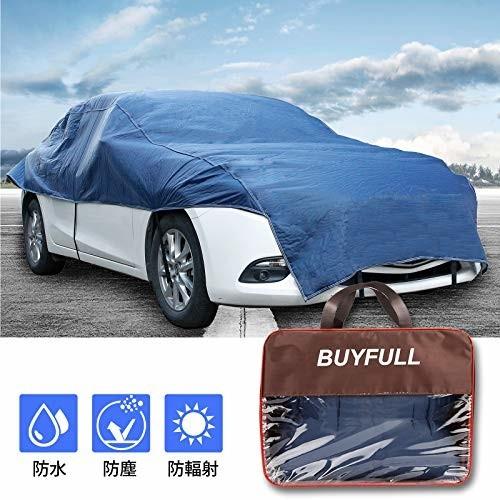 Buyfull カーカバー ハーフ ボディーカバー 一般乗用車 防水防塵防輻射uvカット ポリエステルタフタ 裏起毛 210t クロスタウンストア 通販 Yahoo ショッピング