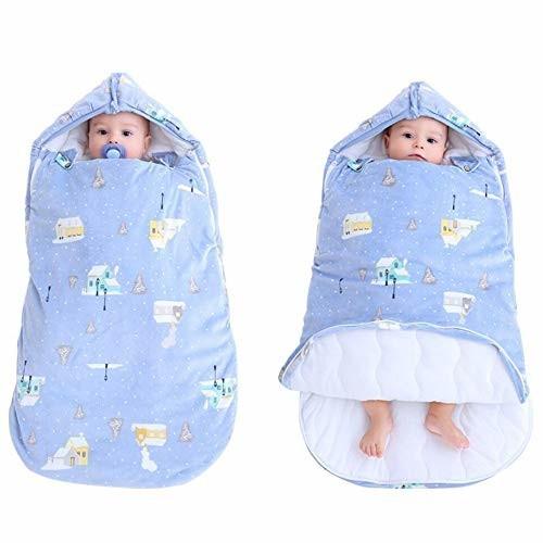 スリーパー 赤ちゃん 寝袋 ベビー寝袋 おくるみ 新生児 防風帽 綿100 おむつの交換が便利です 滑り止め 夜 クロスタウンストア 通販 Yahoo ショッピング