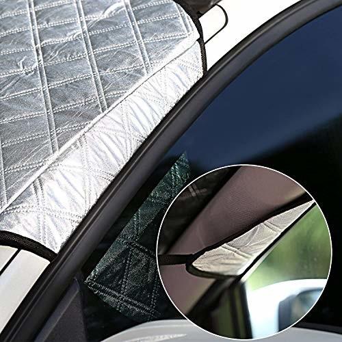 Lemeso 車フロントガラスカバー サンシェード 雪対策 凍結防止 四季用 遮光 落葉対策 防水素材 厚手suv車 140 X 113 クロスタウンストア 通販 Yahoo ショッピング