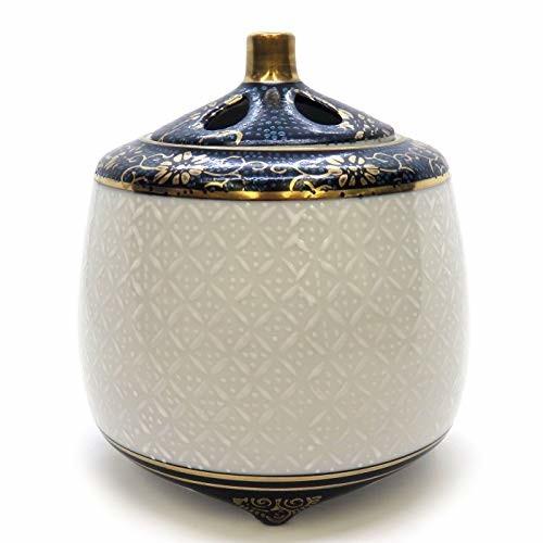 最も優遇 九谷焼 香炉 白七宝 陶器 置物 贈答品 新築祝い 開店祝い 叙勲祝いギフト 記念品 時間指定不可 Missbargainhuntress Com