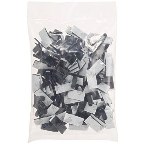 エーモン 配線止め金具(黒) PIT用 10.0×19.5mm 100個入 1022|trafstore|03