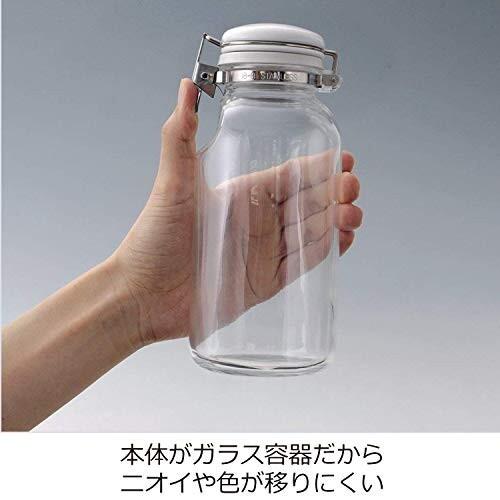セラーメイト 保存 瓶 ワンプッシュ 便利びん 調味料入れ ドレッシング ボトル ガラス 容器 500ml 日本製 223415|trafstore|02