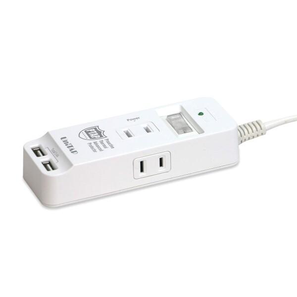 プリンストン UniTAP 火災防止+USB給電機能付マルチタップ AC×3/USB×2 PPS-UTAPS1｜trafstore｜02