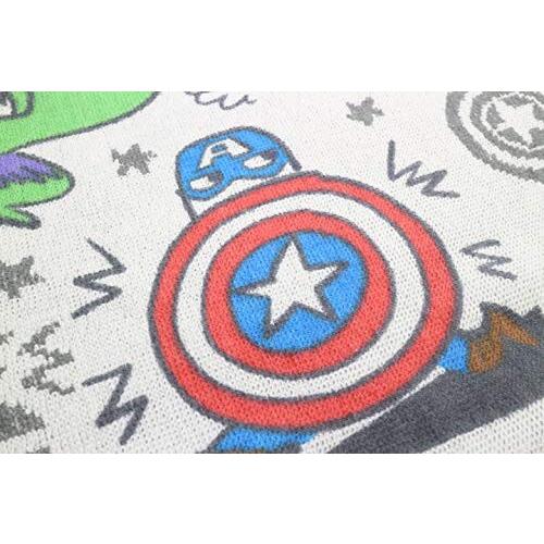 丸眞 ハンドタオル Marvel アベンジャーズ 34×36cm キュートヒーローズ 綿100% 2505021700｜trafstore｜03