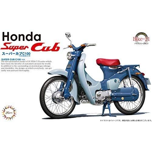78 Off フジミ模型 1 12 バイクシリーズ No 21 ホンダ スーパーカブ C100 1958年 プラモデル Bike21 Wantannas Go Id