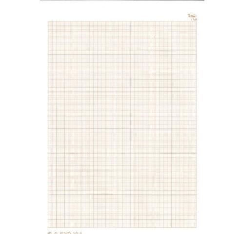 Sakaeテクニカルペーパー グラフ用紙 1mm 50枚 15 セピア トレーシングペーパー 方眼 ネット限定