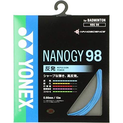 ヨネックス YONEX バドミントン ストリングス 0.66mm NBG98 高品質の人気 ブルー ナノジー98 海外並行輸入正規品