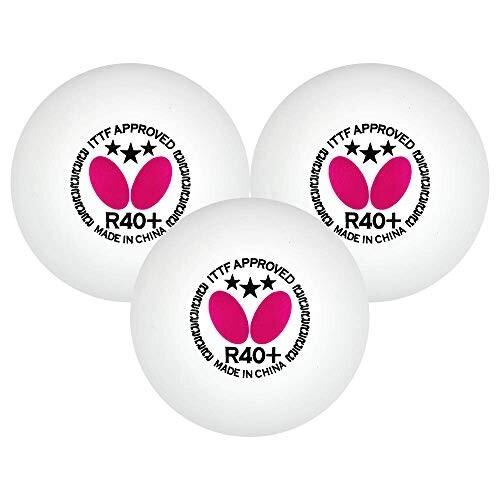 待望 バタフライ Butterfly 卓球ボール スリースターボールr40 ホワイト 3個入 950 Wantannas Go Id