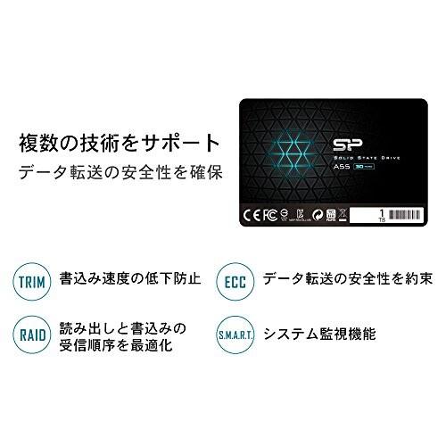 シリコンパワー SSD 1TB 3D NAND採用 SATA3 6Gb/s 2.5インチ 7mm PS4動作確認済 3年保証 A55シリーズ S｜trafstore｜07