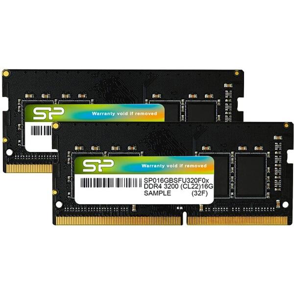 シリコンパワー ノートPC用メモリ DDR4-3200 (PC4-25600) 16GB×2枚