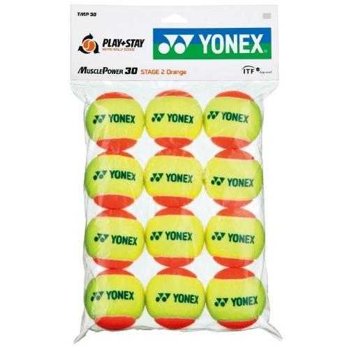 ヨネックス YONEX 硬式テニス ジュニア用 7歳~11歳 TMP3 テニスボール 10％OFF 最大55％オフ！ 1ダース12個入り マッスルパワーボール30
