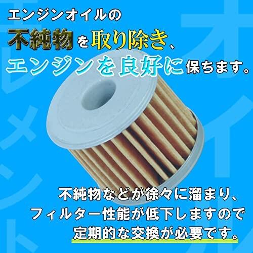 キタコ(KITACO) オイルエレメント K-PIT (H-06) スーパーカブ50/110 モンキー125 ダックス125 X-ADV レブル11｜trafstore｜04