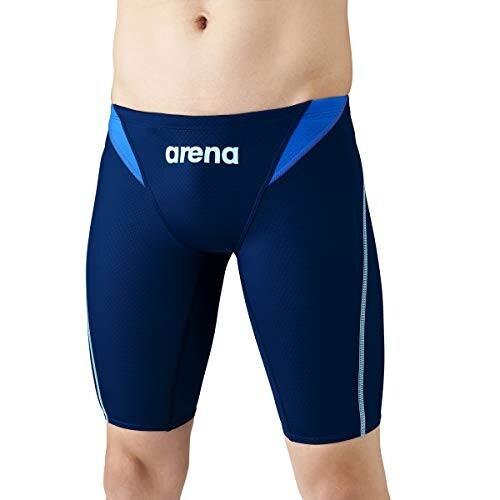 arena (アリーナ) レーシング水着 ハーフスパッツ メンズ ネイビー×ネイビー×ブルー Sサイズ ARN-1026M 男性用