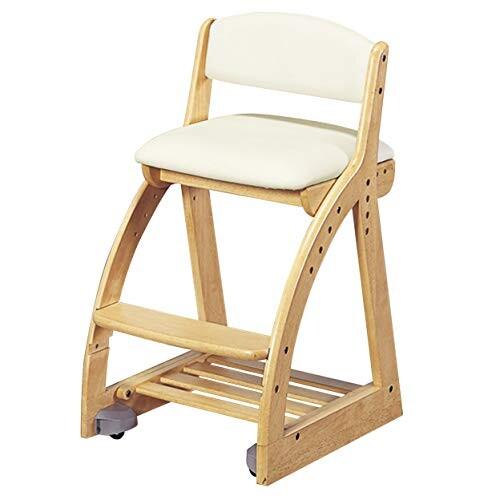 KOIZUMI(コイズミ学習机) 学習椅子 NS/アイボリー サイズ：W413×D495〜545×H750mm SH440・470・500・530cm(外寸) 4ステップ