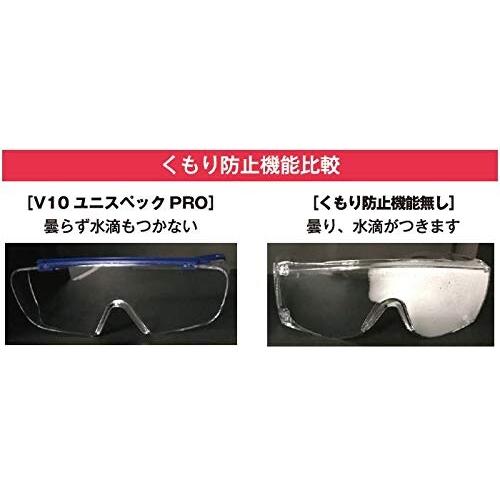 日本製紙クレシア　クリーンガード　保護めがね　ユニスペックPRO　パック　1個　V10　×　12パック入　67661