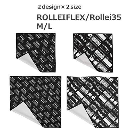 Rollei カメラクロス ROLLEIFLEX M ブラック 30cm×30cm ピタットくっつく クリーニングクロス 実用新案