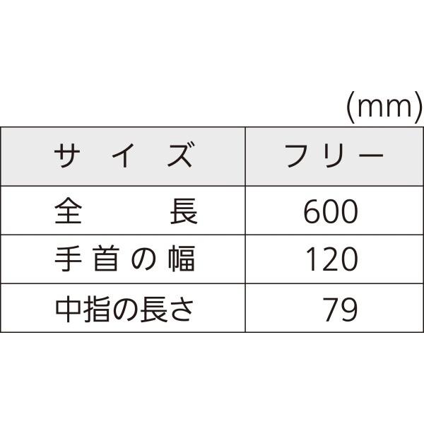 宇都宮製作 ポリエチレン手袋 ロング フリーサイズ 半透明 20枚入 食品衛生法適合 外面エ｜trafstore｜08