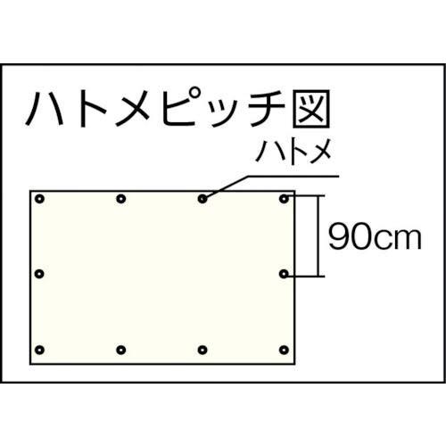 TRUSCO(トラスコ)　エコ超厚手UVシ-ト#5000　メタリックシルバー　5.4m×7.2m　TUV5000MS-5472