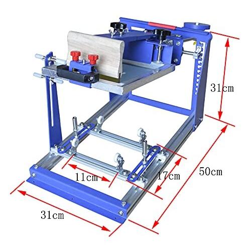 キッチン、台所用品 INTBUYING 曲面用スクリーン印刷機 シルクスクリーン円筒型印刷機 印刷範囲 20cm×25cm タンブラー マ