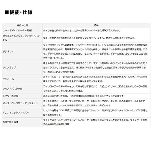 ダイワ(DAIWA) スピニングリール(投げ・遠投) 17 WINDCAST 6000(2017モデル) ダイワ DAIWA スピニングリール 投げ 遠投 WINDCAST 2017モデル