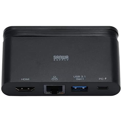 サンワサプライ USB Type-Cドッキングハブ USB Type-C/USB A/LAN/HDMIポート搭載 USB-3TCH16BK｜trafstore｜08