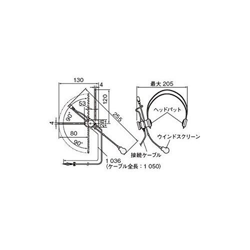パナソニック ヘッドセット型マイクロホン WX-M210 WX mm パナソニック ヘッドセット型マイクロホン