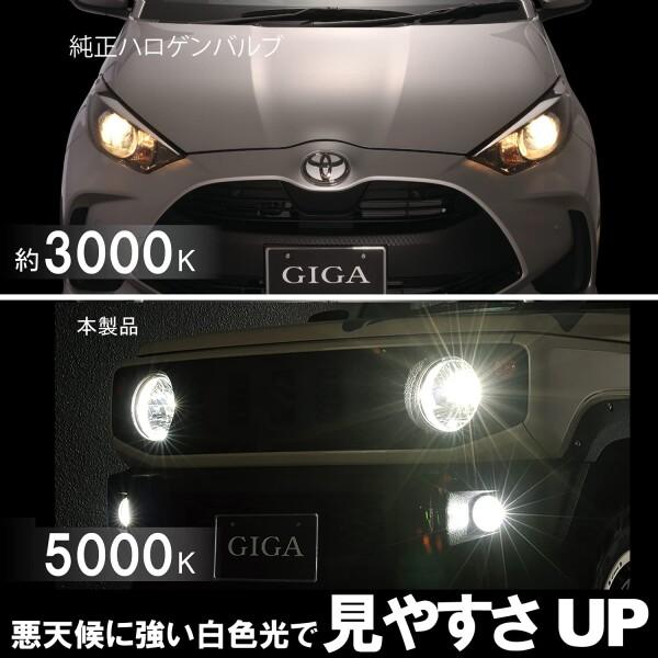 カーメイト(CARMATE) GIGA 車用 LEDヘッドライト S7シリーズ 5000K 車検対応 自然な白色光 H8 H9 H11 H16 BW55｜trafstore｜04