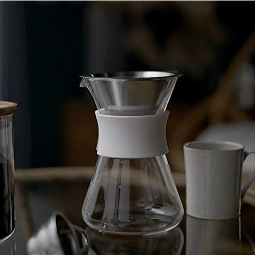 HARIO(ハリオ) ガラスコーヒーメーカー Glass Coffee Maker 実用400ml ホワイト ドリッパー デカンタセッ｜trafstore｜04