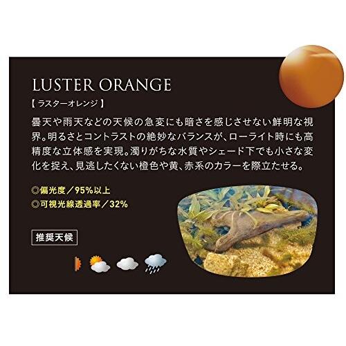 Zeque(ゼクー) 偏光サングラス OPA(オーパ) F-1907 クリアブラウン LUSTER ORANGE LUSTER Zeque ゼクー 偏光サングラス OPA オーパ クリアブラウン