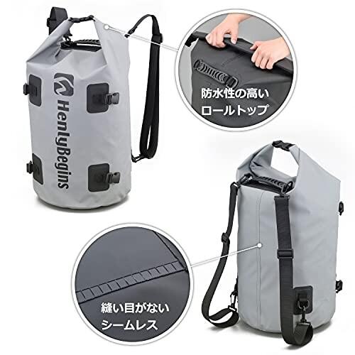 ヘンリービギンズ(Henly Begins) デイトナ バイク用 リュック 防水 30L 別売ベルトでシート固定 DH-748｜trafstore｜05