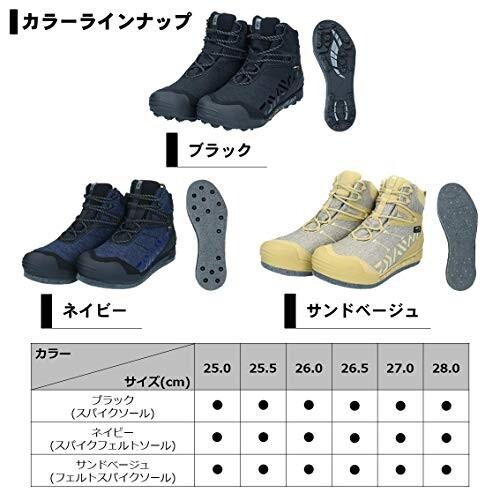 ダイワ(DAIWA) フィッシングシューズ ブラック 26.0 DS-2150CD 釣り用シューズ ダイワ DAIWA フィッシングシューズ ブラック DS 2150CD