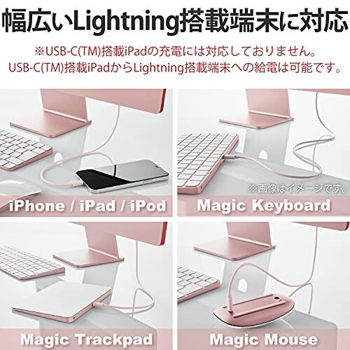 エレコム USB C(TM)(TM)-Lightningケーブル iPhone/iPad/iPod/Magic Keyboard/Magic Mouse/Magic Trackpad 充電 対応 1.0m ピ｜trafstore｜04