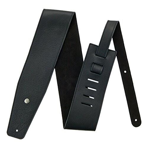 Jim Dunlop (ジム ダンロップ) BMF Leather Strap レザー ギターストラップ 3.5" Triple Black