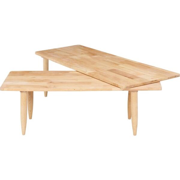 不二貿易(Fujiboeki) ローテーブル センターテーブル 伸縮式 幅120×奥行43~55×高さ36.5cm ナチュラル｜trafstore｜02