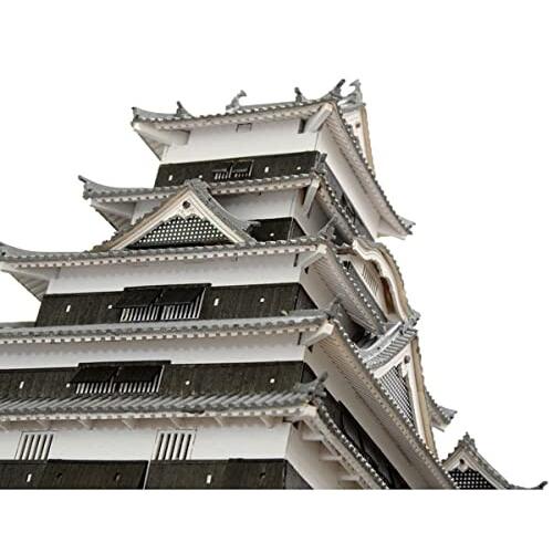 ウッディジョー 1/150 松本城 木製模型 組み立てキット ウッディジョー 1/150 松本城 木製模型