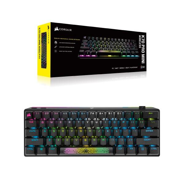 CORSAIR USB-A K70 PRO MINI RGB 60% ワイヤレスゲーミングキーボード ホットスワップキーボード ブラック｜trafstore｜09