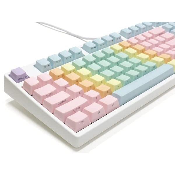 FILCO Macaron Keycap set 104 Side Print 104キー英語配列(87キーTKL共通)専用 キープラー同梱 指ごと｜trafstore｜06