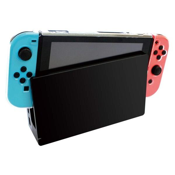 アローン(Allone) Switch有機EL用 セパレート型クリアケース クリア 24.5×2×10.5cm ゲーム 装着したまま｜trafstore｜06