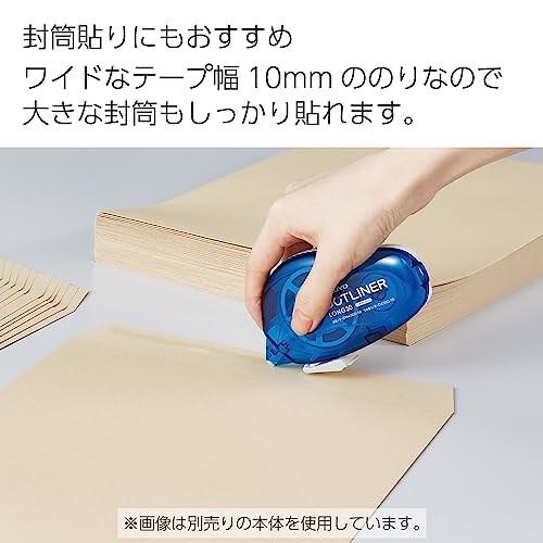 コクヨ(KOKUYO) テープのり ドットライナー ロング50 つめ替え用テープ 5個パック タ-D4300-10X5｜trafstore｜03