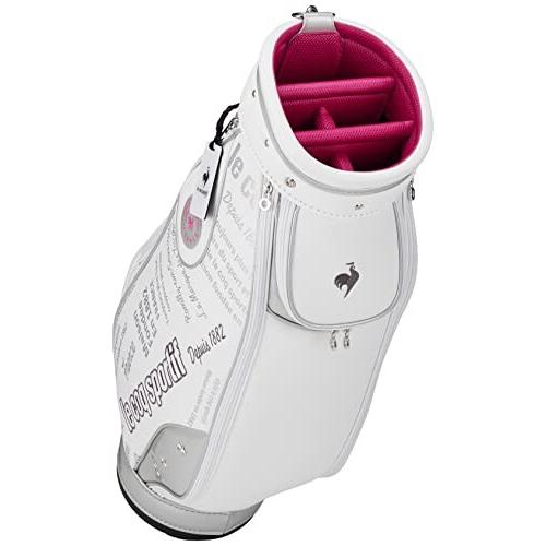 (ルコックスポルティフ) ゴルフ キャディバッグ 軽量 3.0kg 8.5型 5分割 46インチ対応 QQCTJJ01 レディ ルコックスポルティフ ゴルフ キャディバッグ 軽量 0kg 5型 5分割 46インチ対応 QQCTJJ01 ホワイト