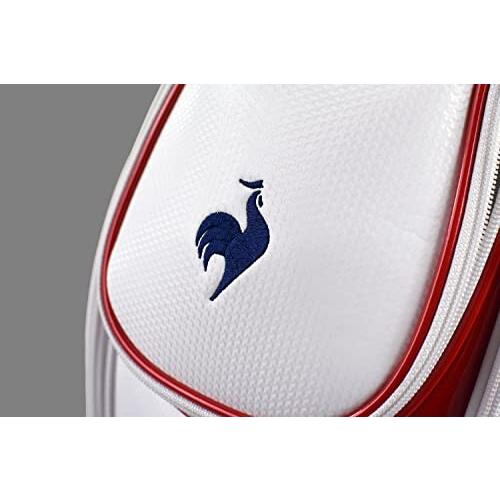 (ルコックスポルティフ) ゴルフ キャディバッグ 軽量 3.0kg 8.5型 5分割 46インチ対応 QQCTJJ01 レディ ルコックスポルティフ ゴルフ キャディバッグ 軽量 0kg 5型 5分割 46インチ対応 QQCTJJ01 WHRD ホワイトレッド